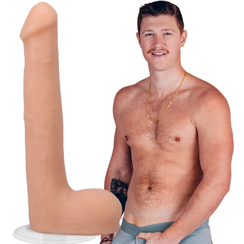 Doc Johnson Oliver Flynn Realistic ULTRASKYN Dildo 10&amp;quot;/25cm Vanilla Slike
