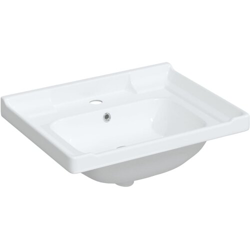 Maison Chic Kopalniški Umivalnik - Kopalna umivalnik - Lavabo bel 61x48x23 cm pravokoten keramičen, (21684561) Cene
