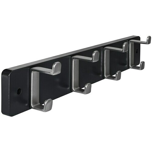 WALTECO Zidna lajsna s kukicama (D x Š x V: 450 x 60 x 80 mm, Broj kuka: 4 Kom., MDF) Cijene