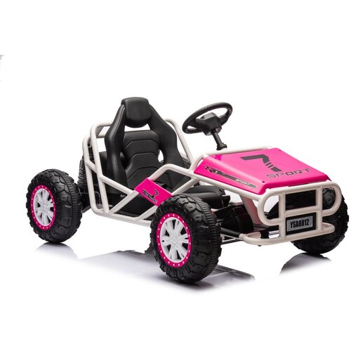 Lean Toys Otro&amp;scaron;ki avto Buggy A8812 roza 24V Slike