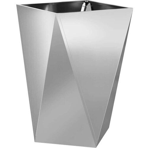 VidaXL Sadilica Srebrno 50 x 50 x 75 cm Cinkani čelik Slike