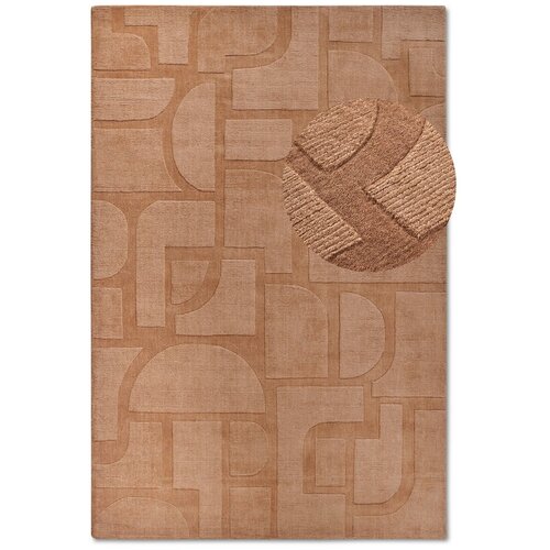 Villeroy & Boch Smeđi ručno rađen vuneni tepih 120x170 cm Alexis – Cijene