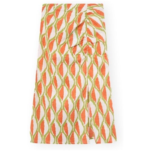Compania Fantastica Krila COMPA&Ntilde;IA FANT&Aacute;STICA Skirt 43112 - Geometric 3 Oranžna Cene