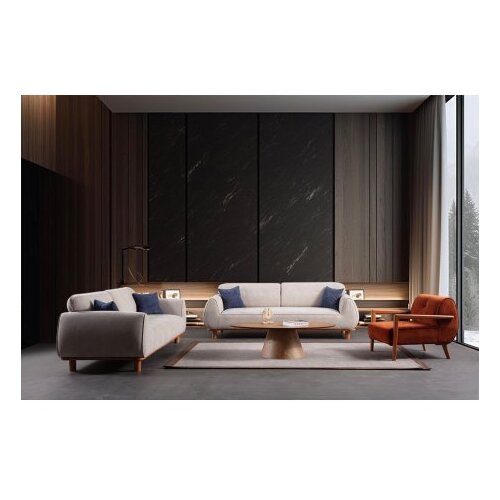 Atelier Del Sofa fotelja sa visokim naslonom drop berger white Slike