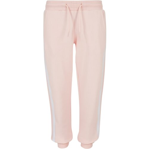 Urban Classics Kids girls college contrast sweatpants pink/white/pink Slike