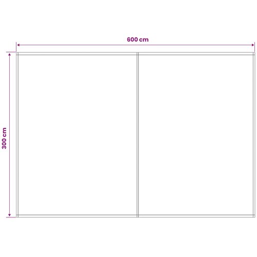  Zamjensko platno za tendu Crvena i bijela 600 &amp;times; 300 cm Slike
