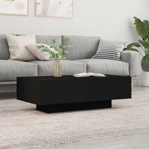  Stolić za kavu crni 100 x 49,5 x 31 cm od konstruiranog drva Cene