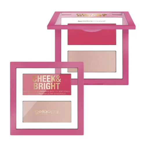 bellaoggi paleta za obraz - Cheek & Bright - Cheeky Pink