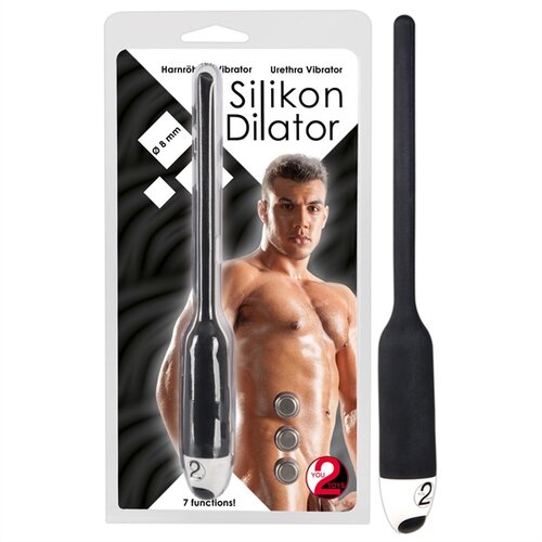 You2Toys Silicone Dilator Urethra Vibrator Black Slike