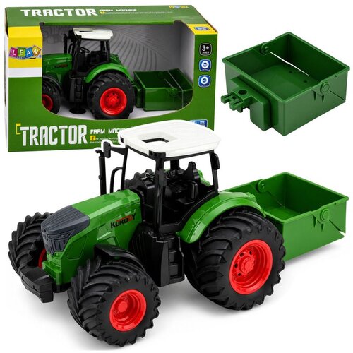  Poljoprivredni traktor s rasipivačem gnojiva gumenim kotačima zeleni 1:24 Cijene