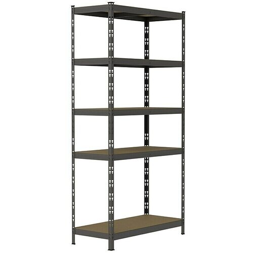 REGALUX Metalni regal (V x &Scaron; x DB: 180 x 93 x 40 cm, Nosivost po polici: 175 kg, Broj polica: 5 Kom., Uticanje) Cijene