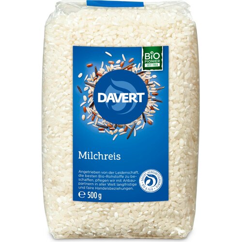 Davert Bio riža za mliječnu rižu - 500 g Cijene