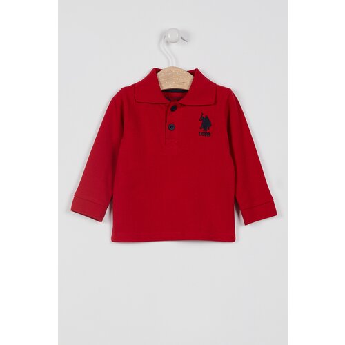 U.S. Polo Assn. majica za dečake USB998, crvena Slike