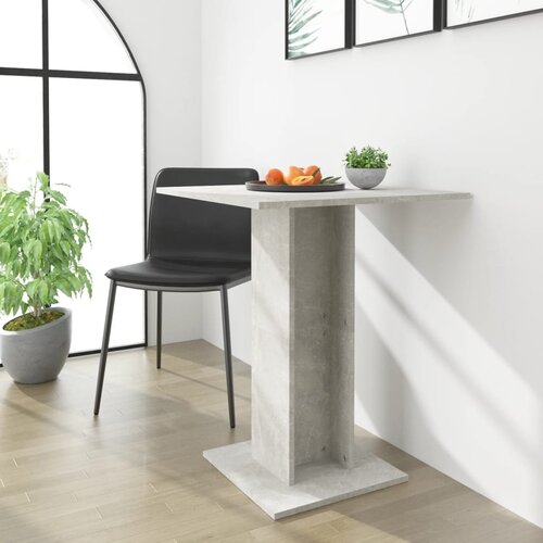 VidaXL Bistro mizica betonsko siva 60x60x75 cm iverna plo&amp;scaron;ča, (20625753) Slike