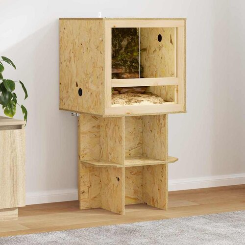 vidaXL Osnova za terarij Rjava 50 x 50 x 50 cm OSB Cene
