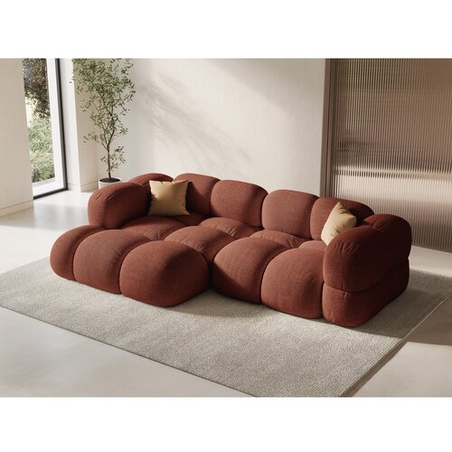 Cosmopolitan Design Opečnato oranžna kotna sedežna garnitura (levi kot/z ležalnikom) Loretto &amp;ndash; Slike