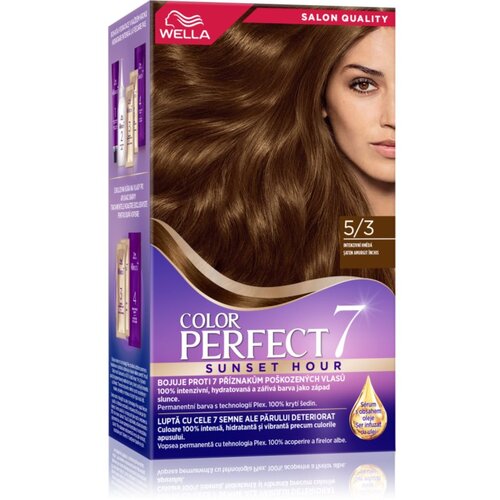 Wella Color Perfect Sunset Hour barva za lase 5/3 Intense Brown 1 kos Cene