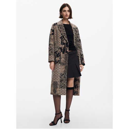 Desigual Women's patterned coat Niza - Women Cene