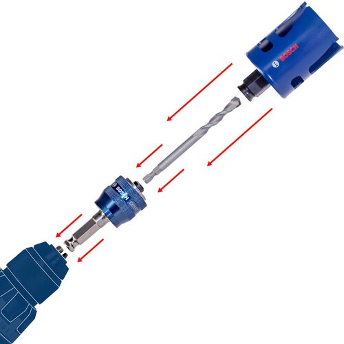 Bosch EXPERT Power Change Plus vodeća burgija za lim - 2608900503 Slike