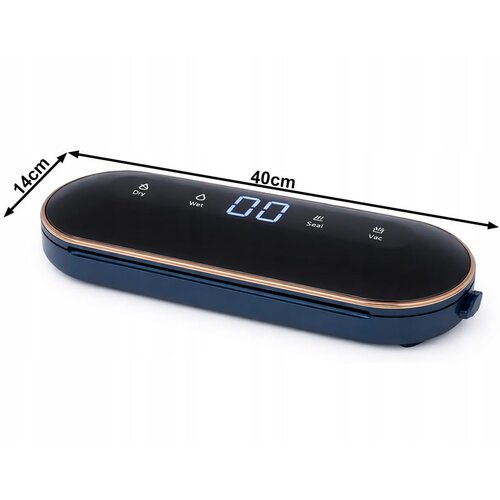  90W aparat za vakuumiranje in varjenje LCD touch črn set vrečk Slike