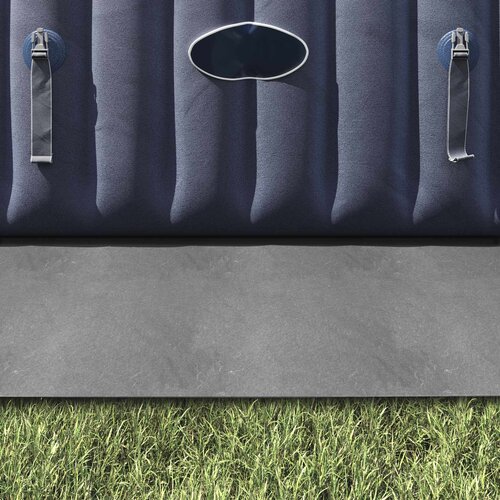  Podni sheet za bazen Svijetlo siva 274 x 274 x 0,1 cm Slike