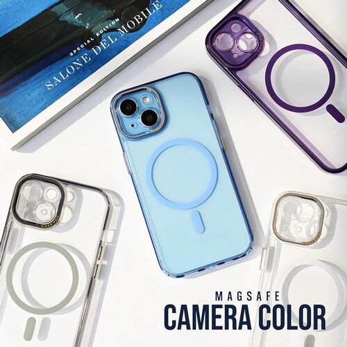 Maska Magsafe Camera Color za iPhone 16 6.1 plava Slike