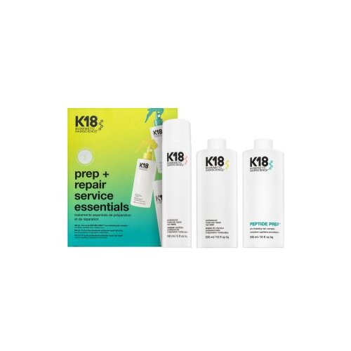 K18 Prep+ Repair Service Essentials set za regeneraciju, prehranu i zaštitu kose 300 ml + 300 ml + 150 ml Cijene