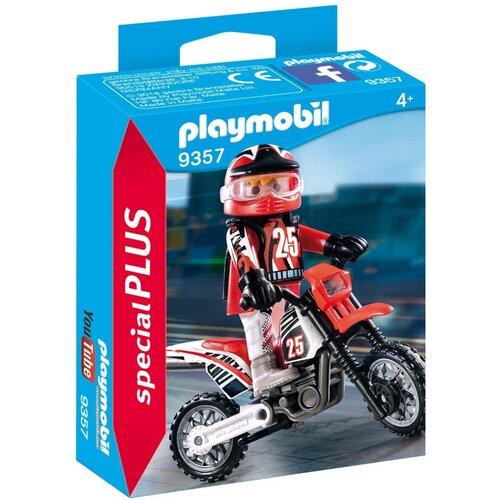 Playmobil SPECIAL PLUS voznik motokrosa 9357, (20393635) Cene