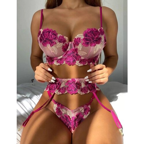 OhYeah KOMPLET R81140 Dark Pink Cene