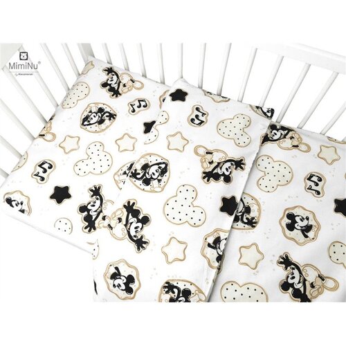 MimiNu Posteljina set 2 elem. Mickey Mouse (za krevetić 120x60 cm) Slike