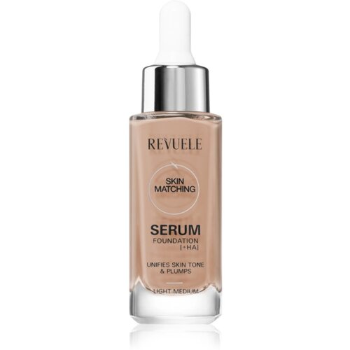 Revuele Serum Foundation [+HA] vlažilni tekoči puder za poenotenje tona kože odtenek Light-Medium 30 ml Cene