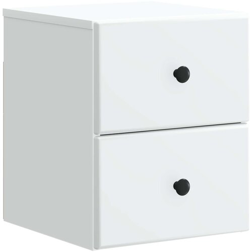 vidaXL Stenski nočni omarici Bela 34,5 x 33 x 40 cm Inženirski les, (5000298678) Cene