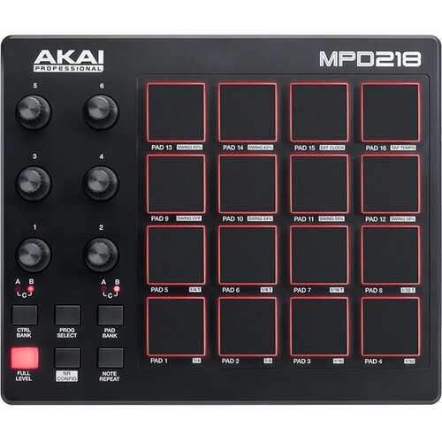 Akai Kontroler Midi MPD218, Crni Cene