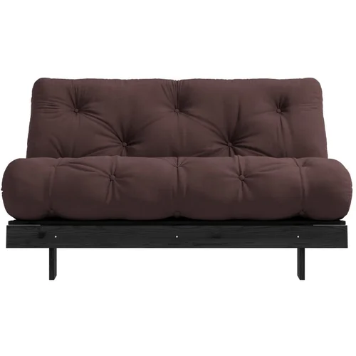 Karup Design Tamno smeđa sklopiva sofa 140 cm Roots Black Night –