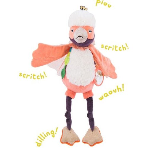 Moulin Roty Plišana igračka sa aktivnostima - Paloma Slike