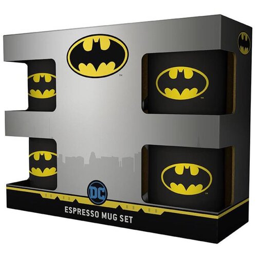 Abystyle &amp;Scaron;olja - Espresso Set - DC Comics - Batman Iconic - 4pcs Slike
