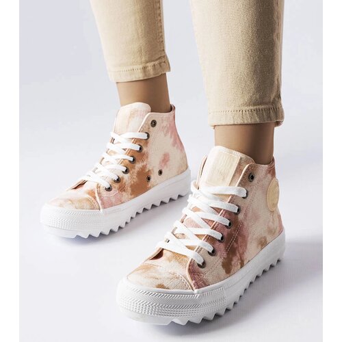 Big Star Beige Patterned Sneakers Slike