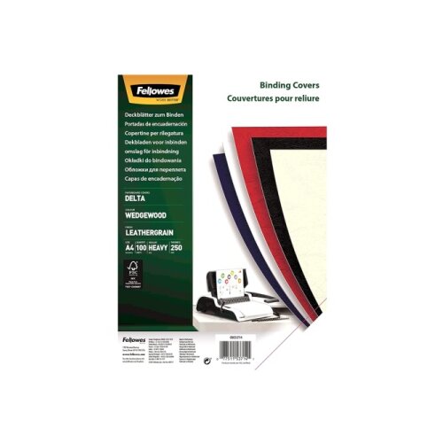 Fellowes Delta A4 5371403 sivo/plava Karton za koričenje ( L737 ) Slike