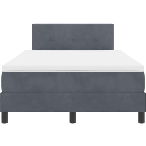  LED Box Spring Krevet Tamno siva 120 x 190 cm Bar&amp;scaron;un Slike