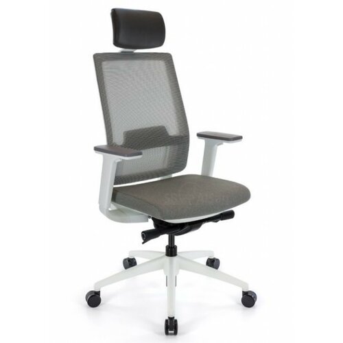  radna stolica SB-VIX-A1 sa visokim naslonom - Sivi štof Cene