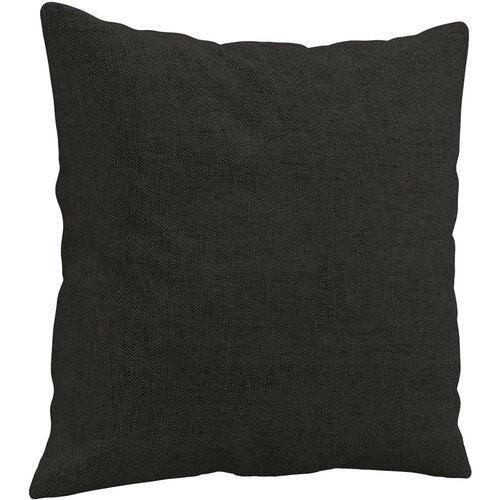 2-dijelni set sofa s jastucima crni od tkanine Slike