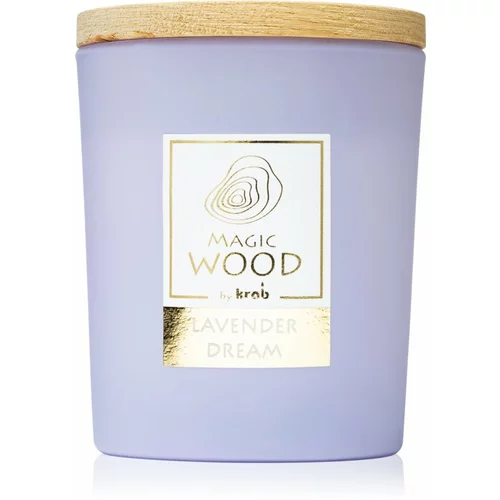 Krab Magic Wood Lavender Dream dišeča sveča 300 g