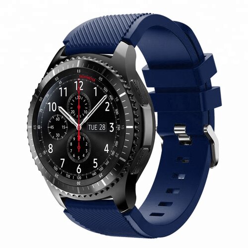 Cadorabo tpu zapestni pas s kovinsko zaponko 20mm združljivo s samsung galaxy watch 42 mm/3 /4 /5 v modri barvi - nadomestni srap za huawei watch 2 za, (20616050) Cene