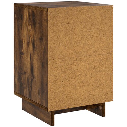  Noćni ormar 2 pcs Dimljeni hrast 33,5 x 34,5 x 50 cm Slike