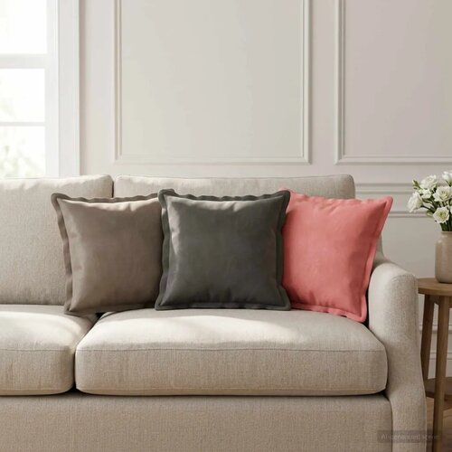  Presvlaka za jastuk 6 pcs HOUTEN Tamnosiva 35 x 35 cm Bar&scaron;un - Tamnosiva 35 x 35 cm 6 Cijene