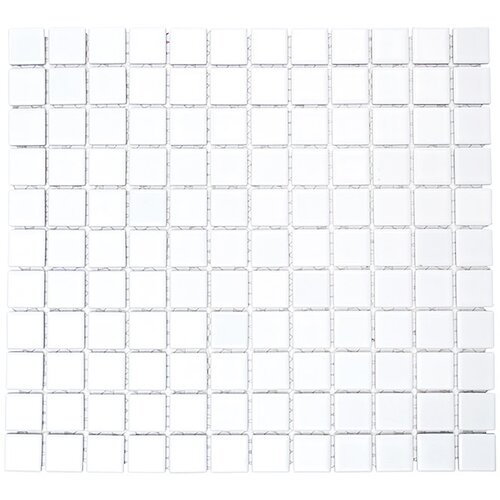 Uni Mozaik pločica (32,6 x 30 cm, Bijele boje, Sjaj) Cijene