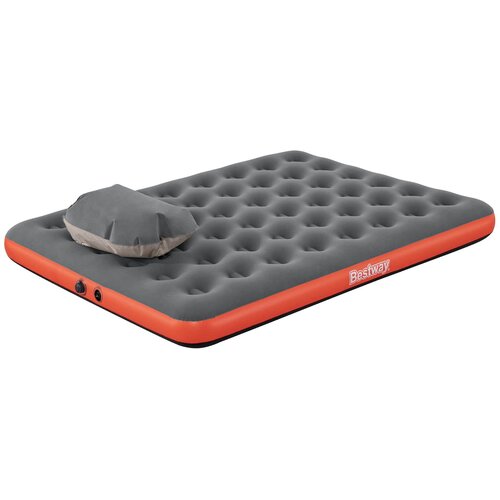 Bestway Zračni madrac 2-osobni 203 x 152 x 22 cm Siva i Crvena Slike