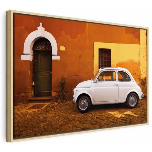  Slika - Italian Street (1 Part) Wide 60x40 U prirodnom drvenom okviru Cijene
