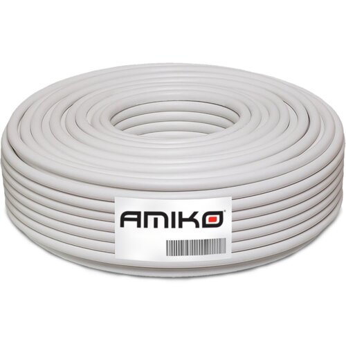 Amiko RG6-BC/100db - 100m RG-6, BC, 100dB, 100 met. - koaksijalni kabal Slike