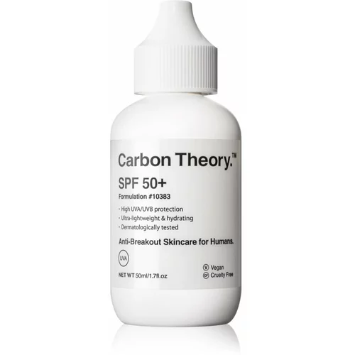 Carbon Theory SPF 50+ vlažilna zaščitna krema SPF 50+ 50 ml